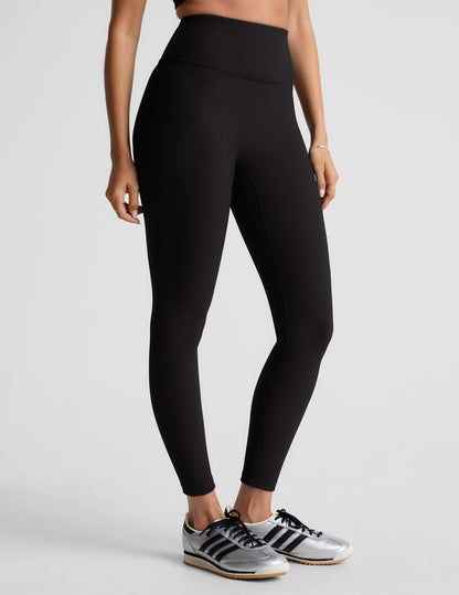 Impulse Ribbed Leggings: High-Waisted, Seamless, Midi-Length Activewear for Ultimate Comfort
