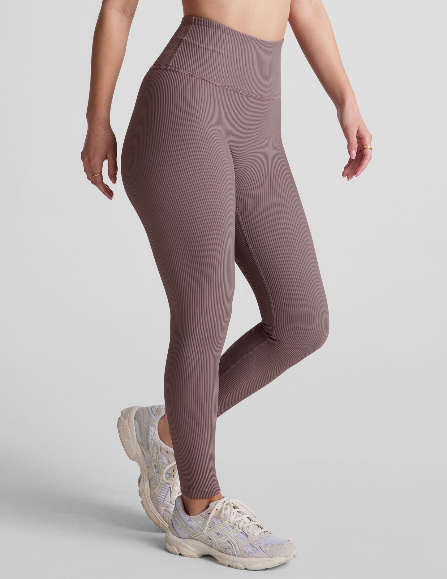 Beyond Yoga Impulse Ribbed Active Leggings: High-Waisted, Seamless, Midi Length Comfort