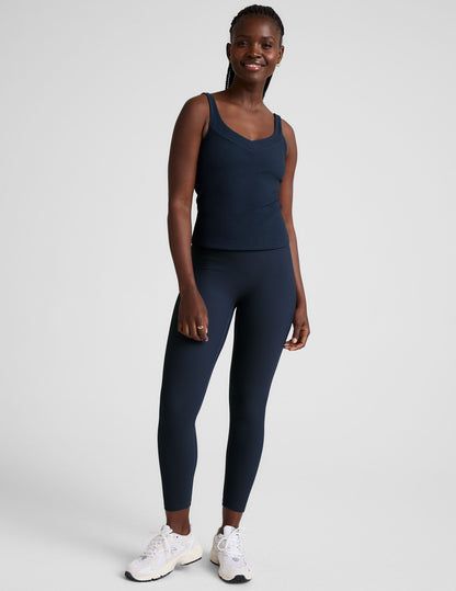 Impulse Ribbed V-Neck Tank: Performance, Compression, Moisture-Wicking for Active Style