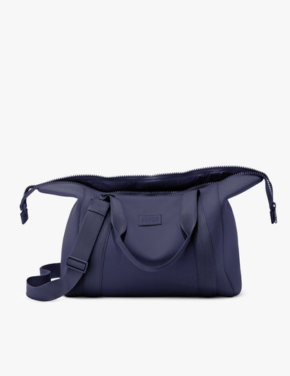 Dagne Dover Landon Large Carryall Bag: Lightweight Neoprene Travel Tote with Laptop Sleeve