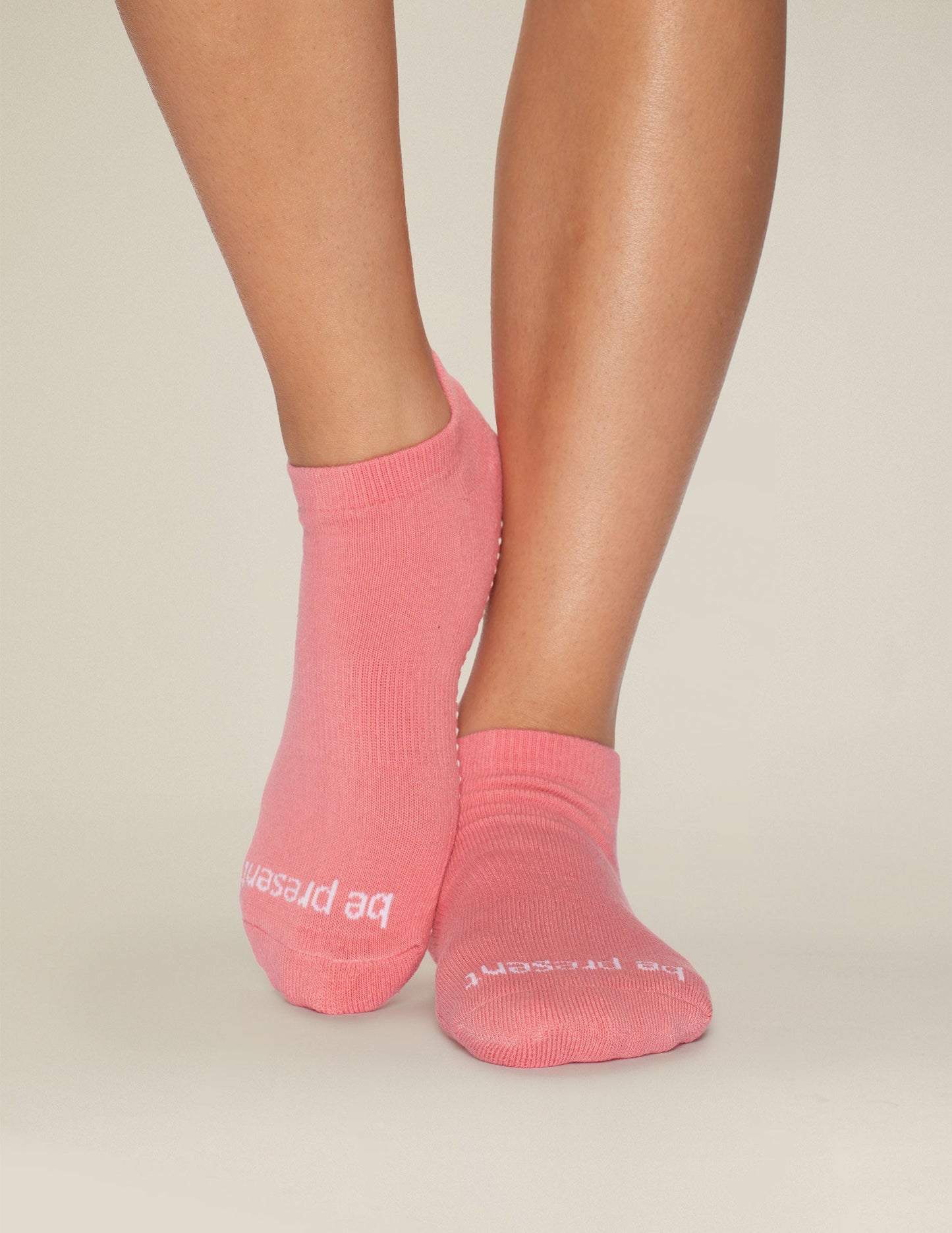 Motivational Non-Slip Ankle Grip Socks for Yoga Pilates Barre with Arch Support