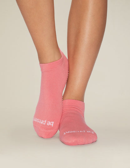 Motivational Non-Slip Ankle Grip Socks for Yoga Pilates Barre with Arch Support