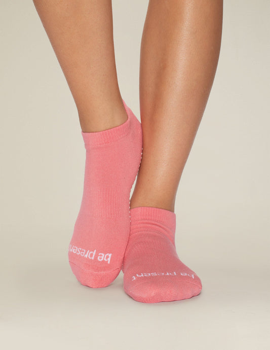Motivational Non-Slip Ankle Grip Socks for Yoga Pilates Barre with Arch Support