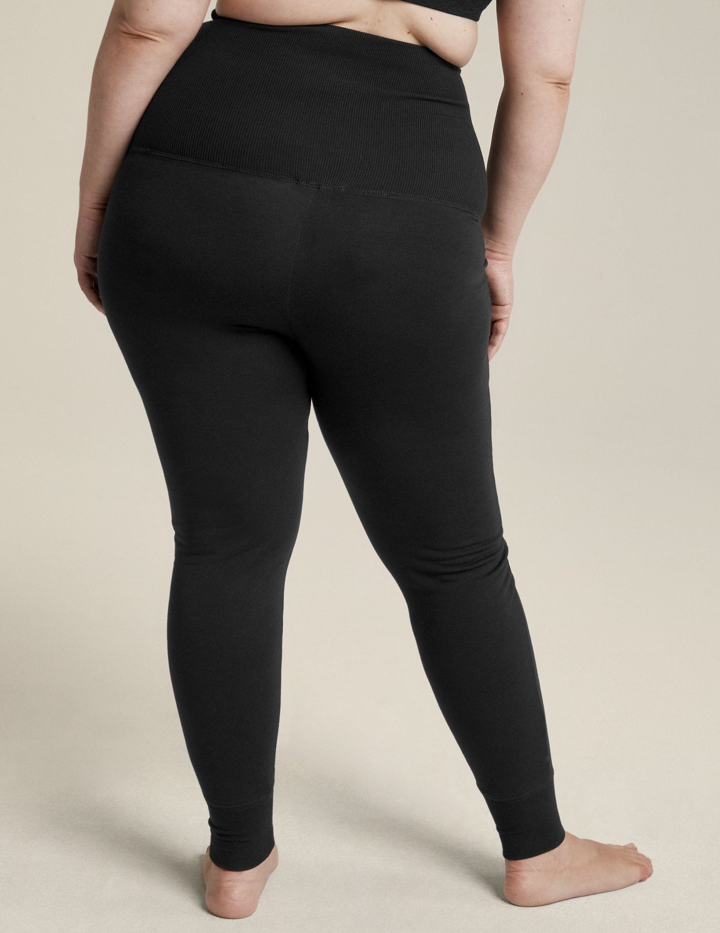 Luxurious Cozy Fleece Maternity Sweatpants: Fold-Over Waistband, Relaxed Fit, Ultimate Comfort