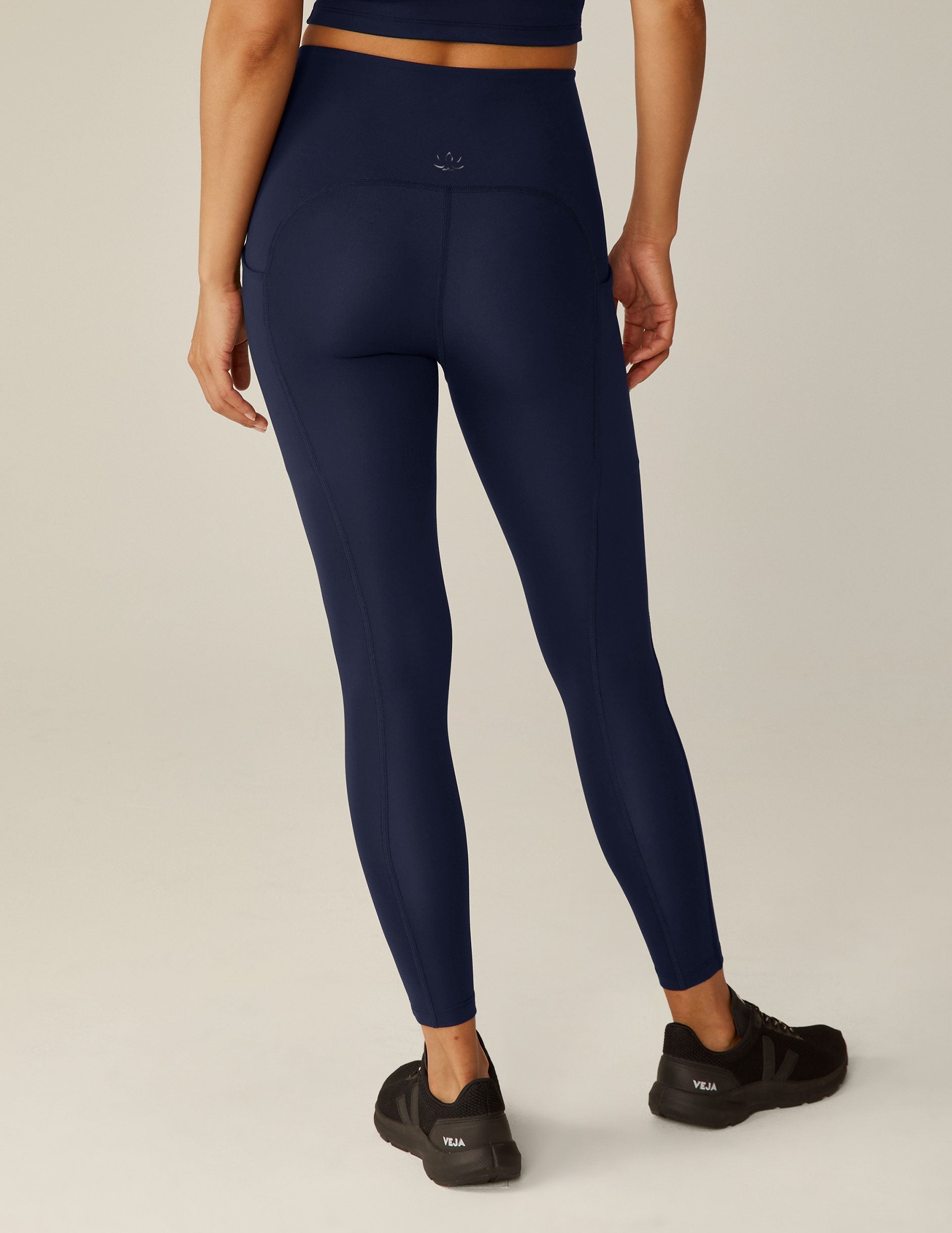 POWERBEYOND™ Midi Pocket Leggings 2.0: Sculpting Compression, High-Waist, Side Pockets