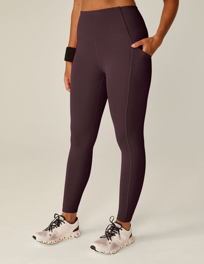 POWERBEYOND™ Midi Leggings: Sculpting Compression, Side Pockets, 4-inch Waistband