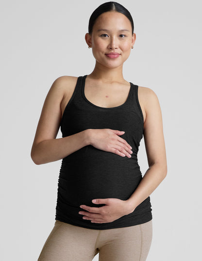 Featherweight Spacedye Maternity Racerback Tank: Ultimate Comfort & Stretch for Pregnancy