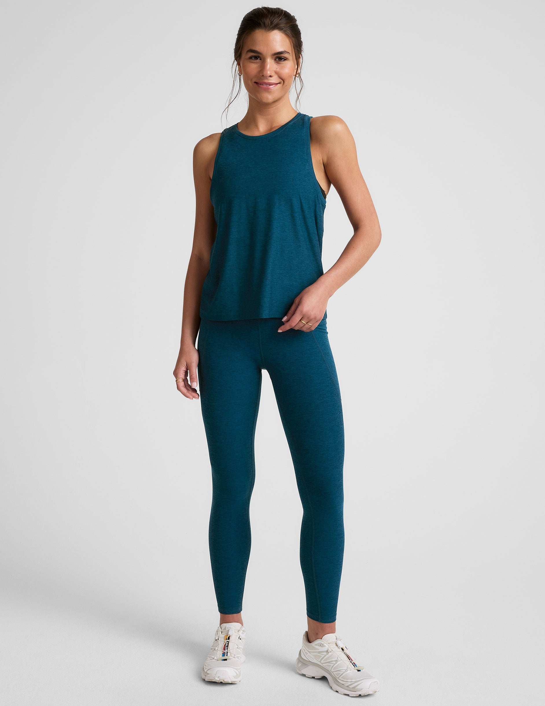 Featherweight Rebalance Tank Top: Relaxed Fit, High Scoop Neck, Ultimate Active Comfort