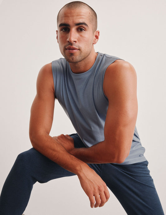 Men's Featherweight Freeflo Muscle Tank 2.0: Lightweight, Sweat-Wicking, Athletic Comfort