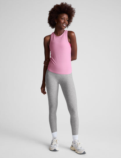 Featherweight Shirred Scoop Neck Tank Top for Adaptive Fit & Comfort