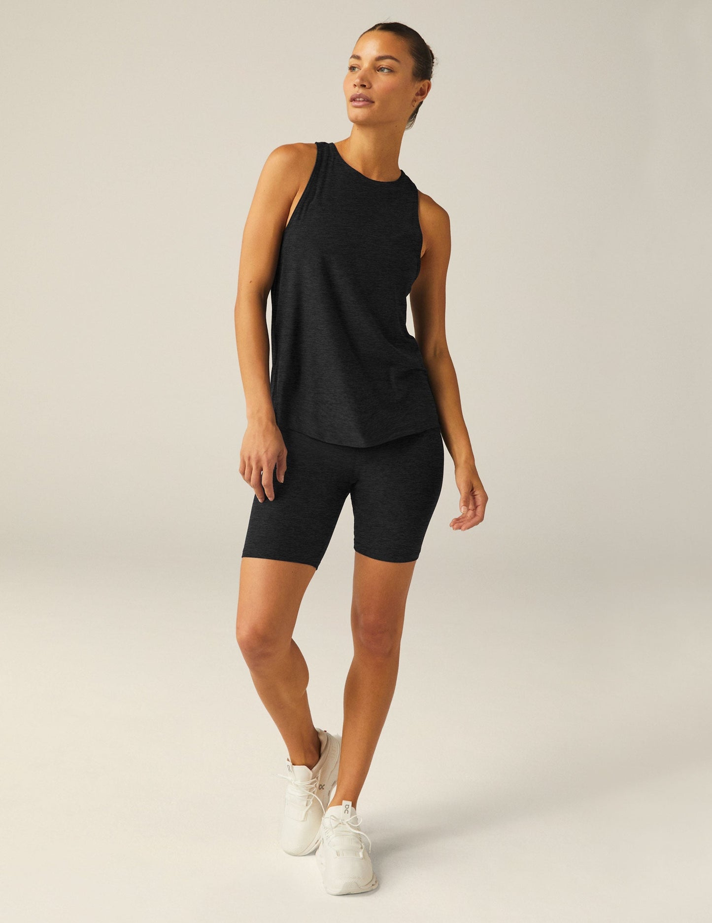 Featherweight Captivate Racerback Tank: Loose Fit, Back Keyhole, Ultra Soft Comfort