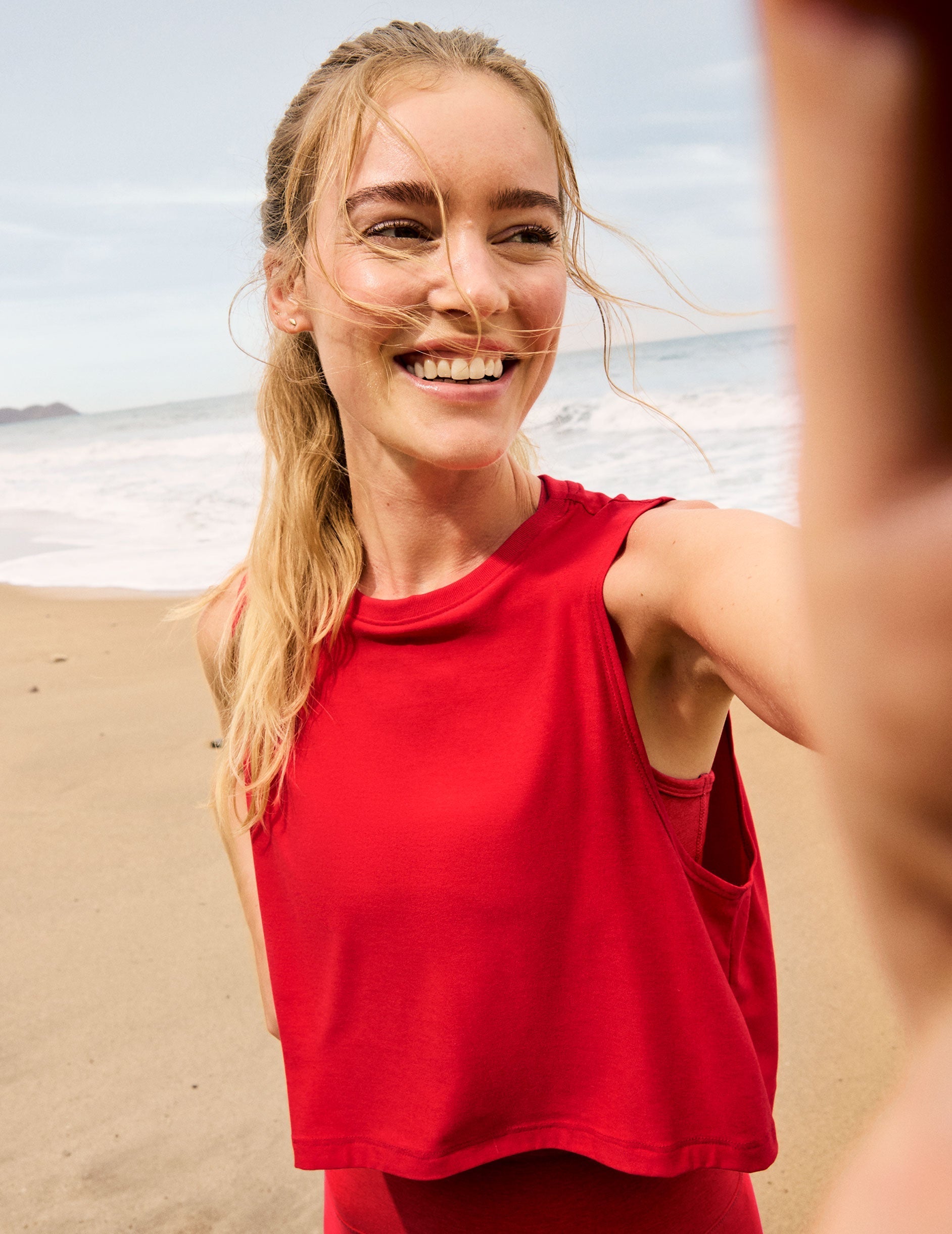 Ultra-Soft Featherweight Cropped Tank Top for Active Women