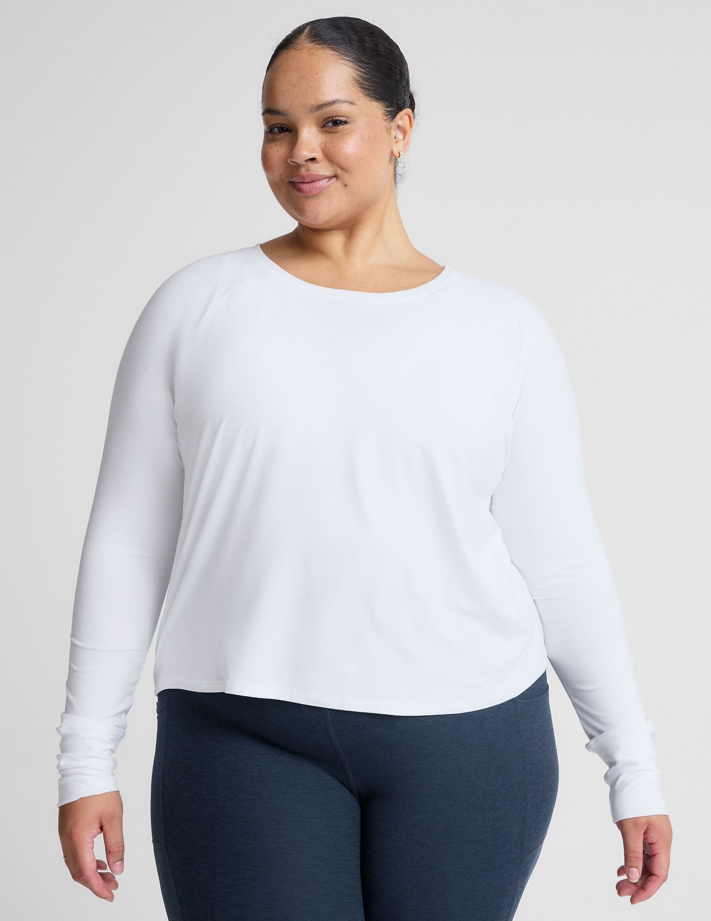 Ultra-Soft Featherweight Daydreamer Pullover: Comfortable Crew Neck Long Sleeve Top