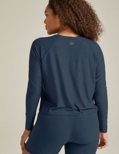 Featherweight Daydreamer Pullover: Soft, Lightweight Long Sleeve Crew Neck Top
