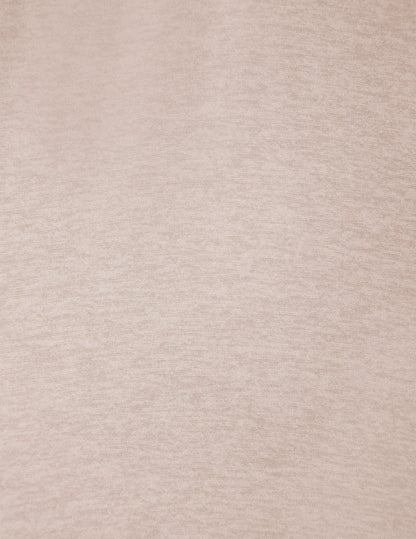 Featherweight Spacedye V-Neck Hoodie: Lightweight Relaxed Fit Long Sleeve Top