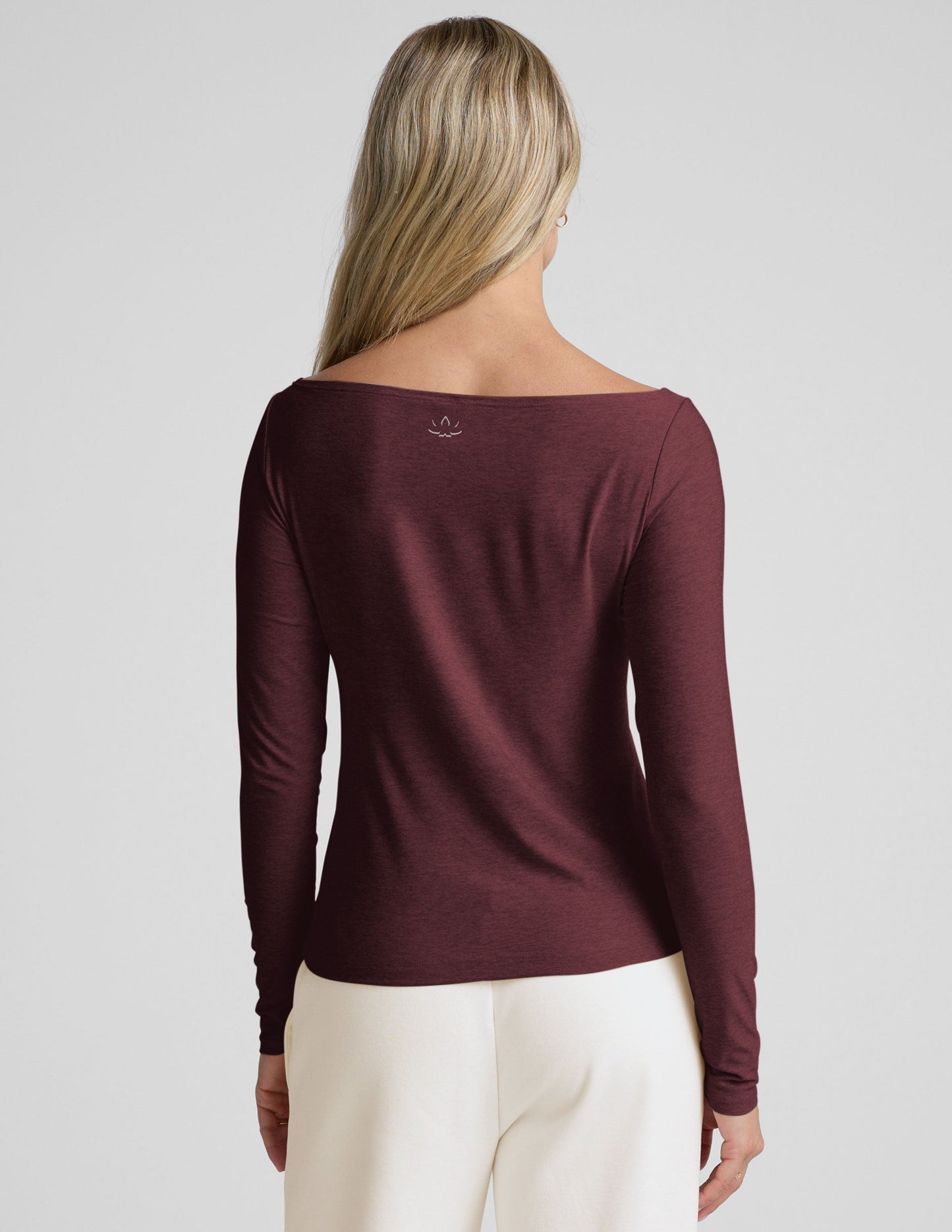 Featherweight Boat Neck Pullover Top with Sun Protection and Long Sleeves