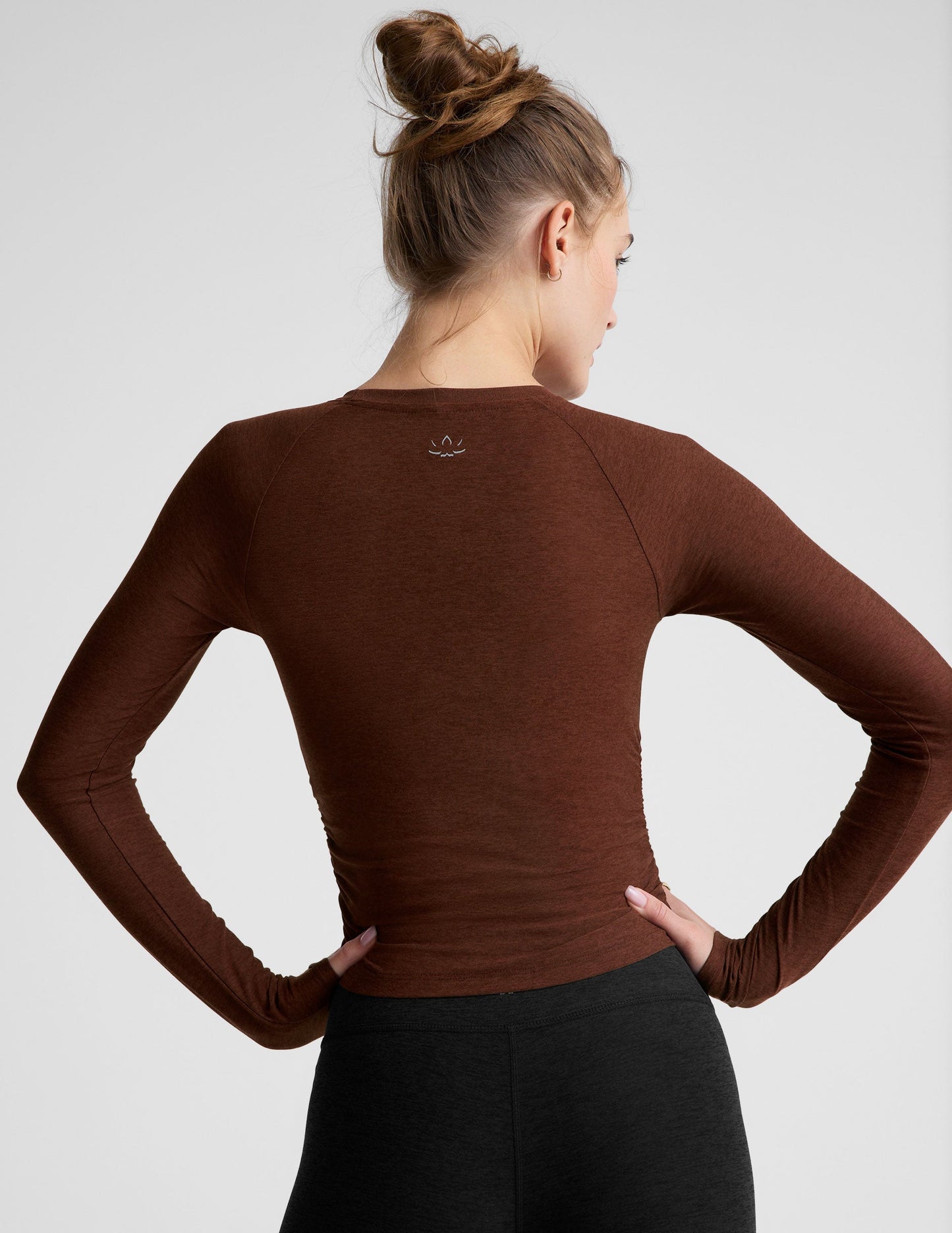Ultra-Soft Featherlight Long Sleeve Top: Form-Fitting Comfort for Women