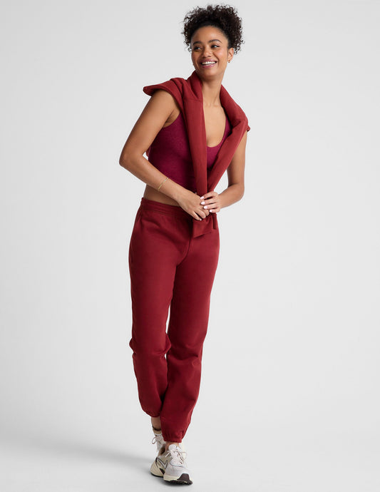 Plush LuxeFleece Jogger Sweatpants: Mid-Rise, Relaxed Fit, Ultimate Comfort & Style