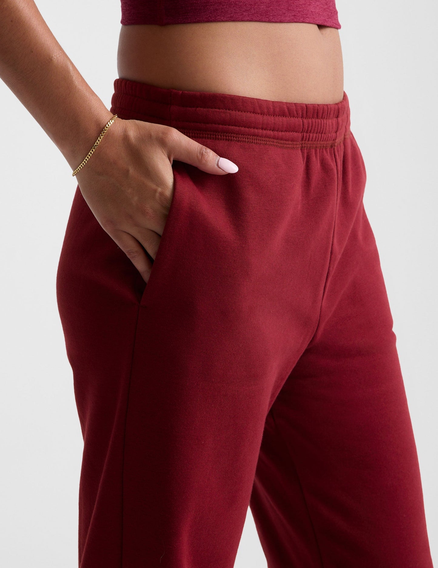Plush LuxeFleece Jogger Sweatpants: Mid-Rise, Relaxed Fit, Ultimate Comfort & Style