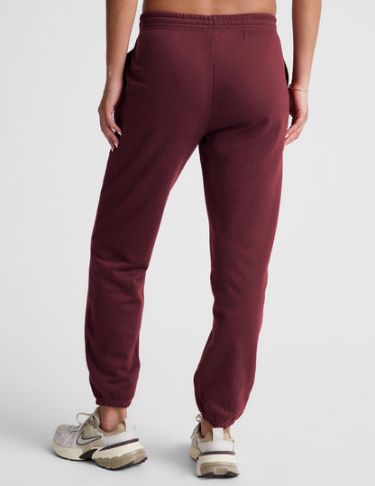 Plush LuxeFleece Women's Relaxed Fit Mid-Rise Jogger Sweatpants with Pockets