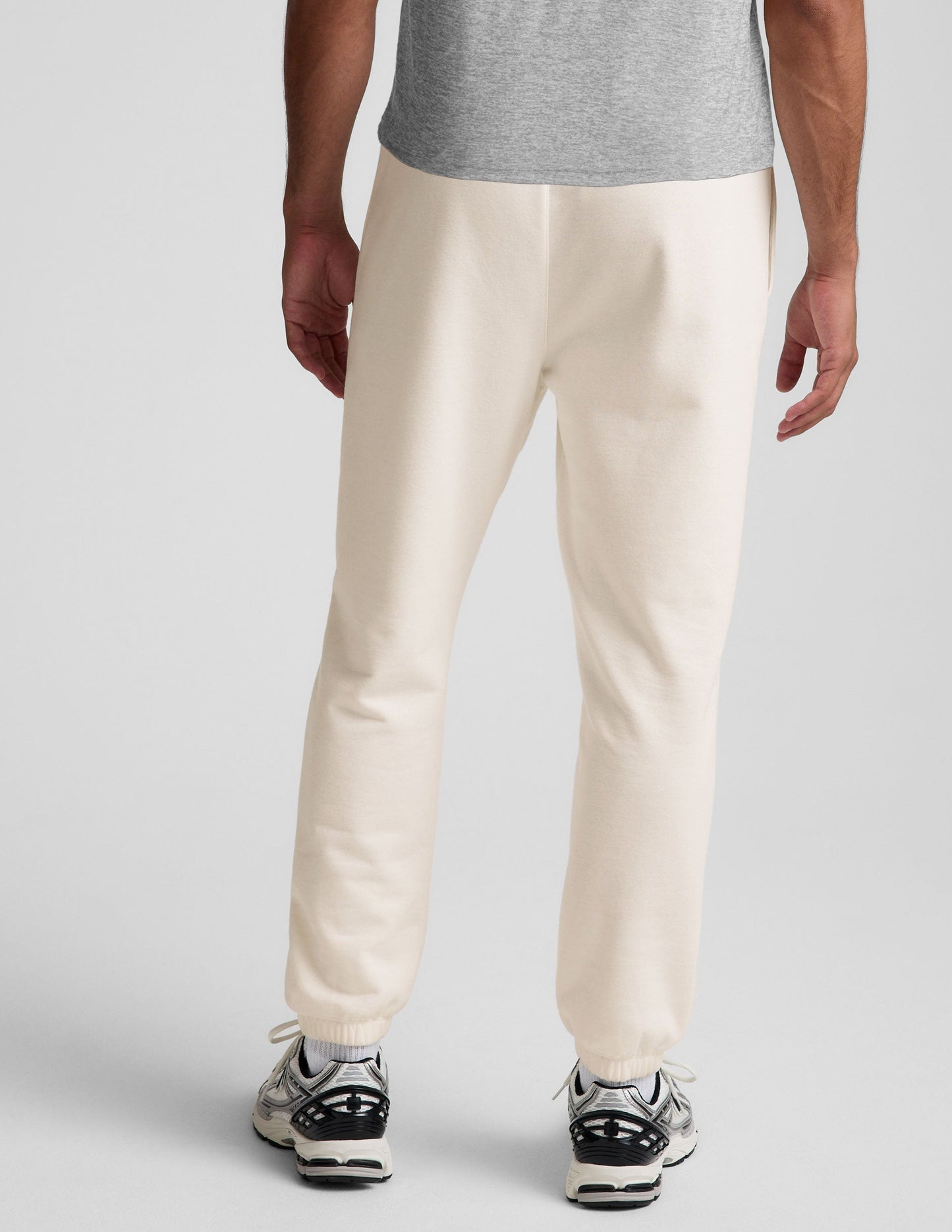 Men's Classic Plush Fleece Jogger Sweatpants – Relaxed Fit, Zipper Pockets