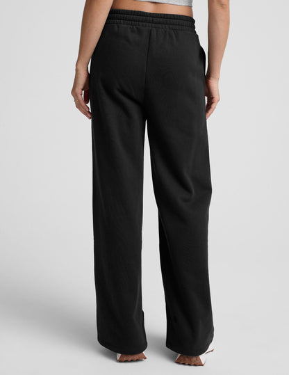 Luxurious Soft Fleece Pintuck Wide-Leg Pants: Stylish Comfort for Relaxed Living
