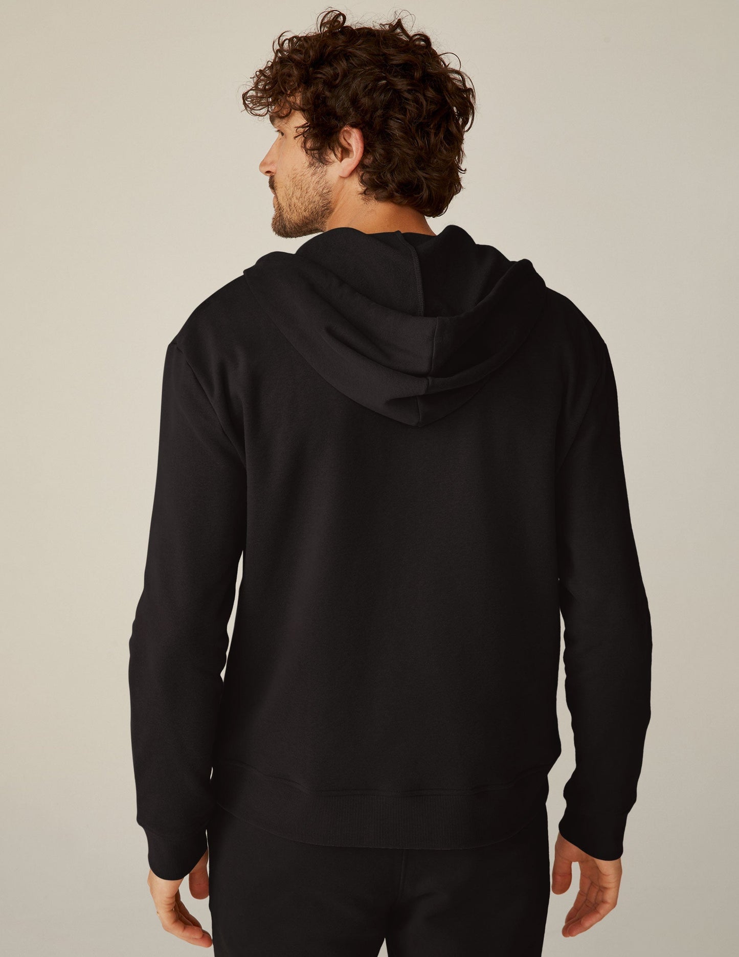 Premium Black LuxeFleece Zip-Up Hoodie: Universal Comfort, Effortless Style for All
