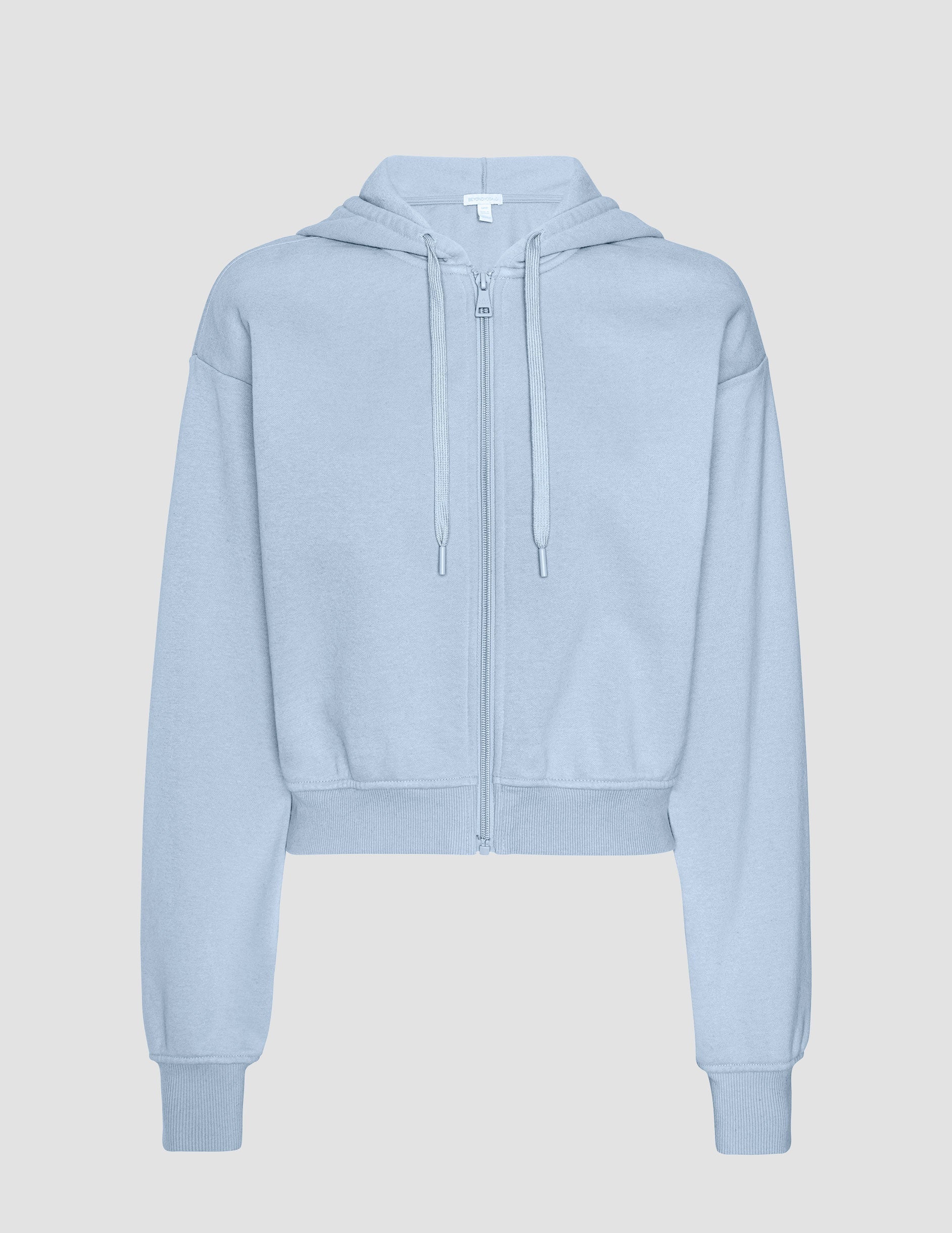 Luxurious LuxeFleece Zip-Up Hoodie: Ultimate Softness, Relaxed Fit, Blue Zen Comfort