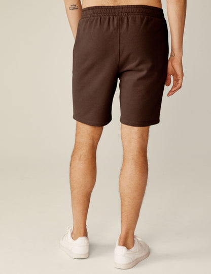Premium Men's Fresh Cut Espresso Sweat Shorts: Soft, Relaxed Fit, Pocketed Comfort