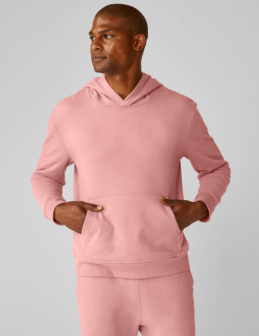 Luxurious Clay Pink Universal Fit Hoodie: Cozy Pullover with Kangaroo Pocket