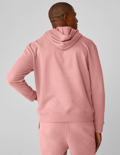 Luxurious Clay Pink Universal Fit Hoodie: Cozy Pullover with Kangaroo Pocket