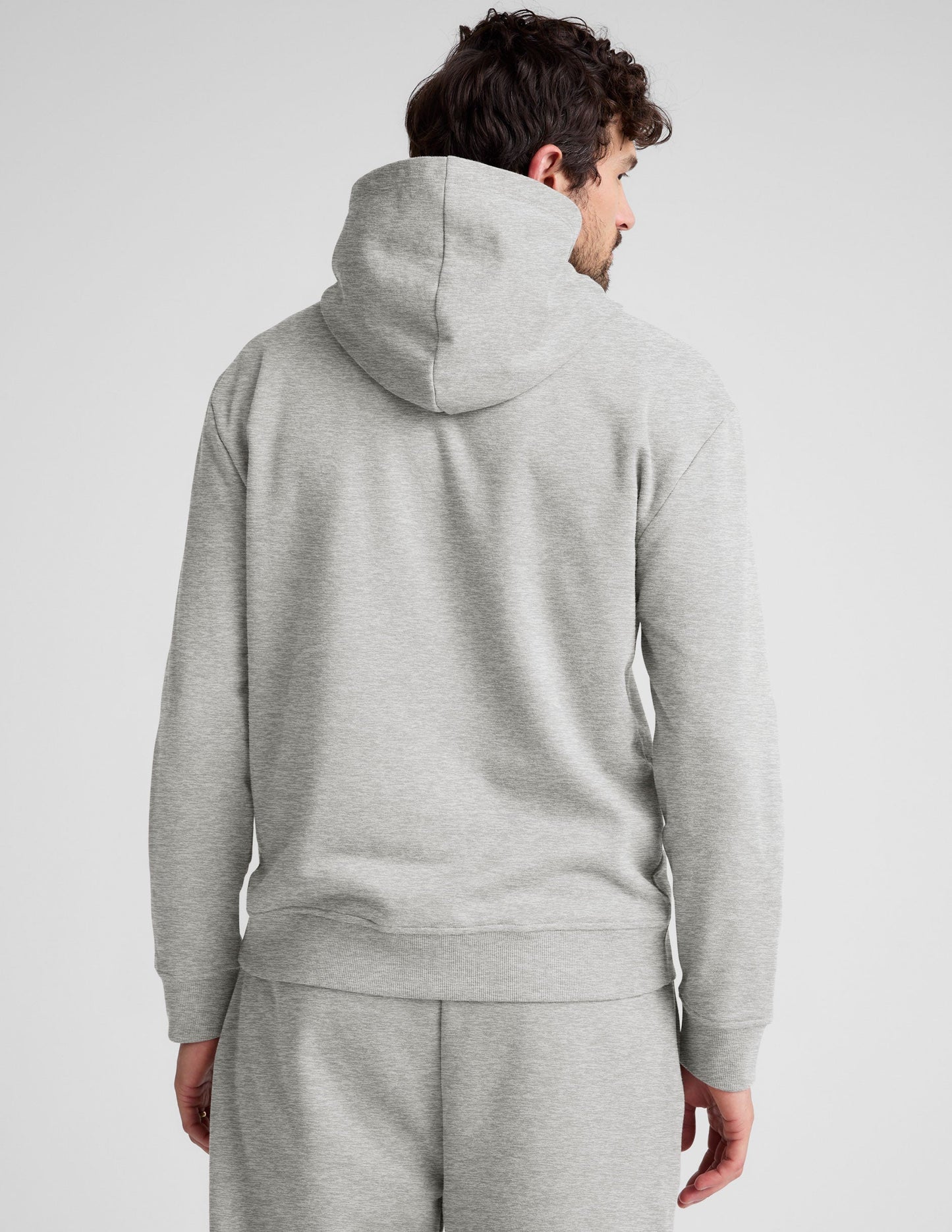 Supreme Comfort Heather Gray Hoodie: Universal Fit, Kangaroo Pocket, Ribbed Trim