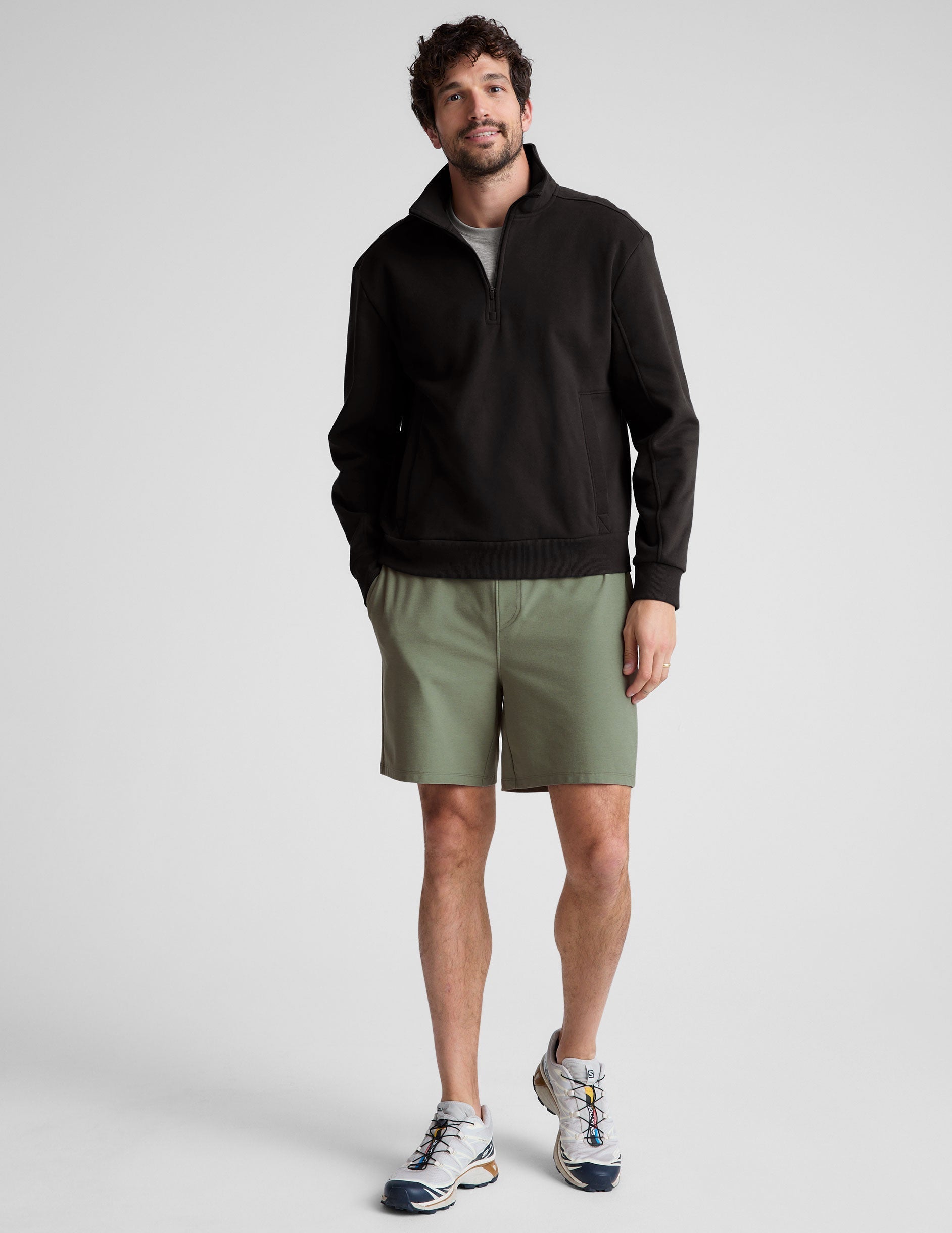 Men's LuxeFleece Half-Zip Pullover: Comfort, Style, and Hidden Pocket