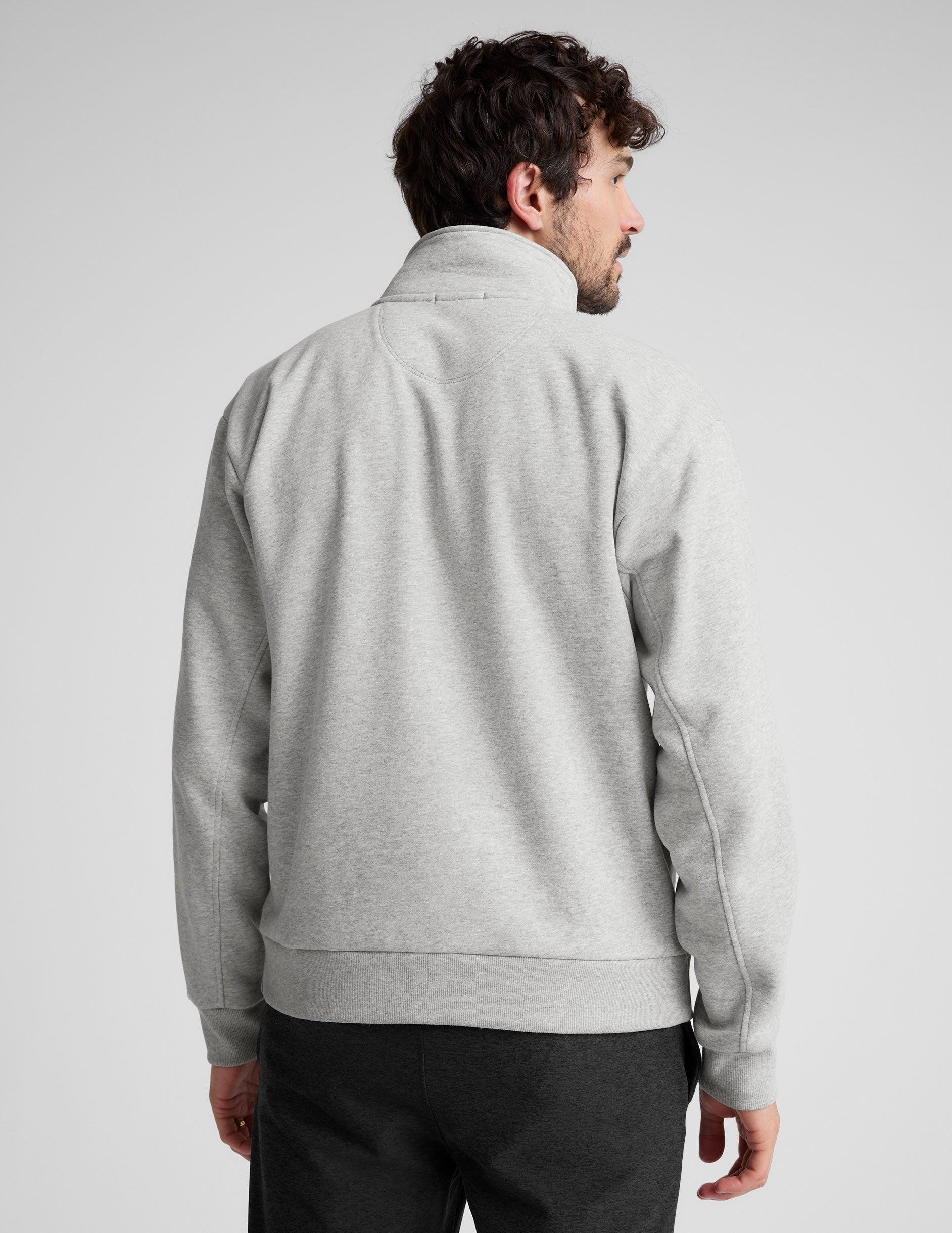 Men's Cozy Quarter-Zip Pullover: Versatile, Warm, Stylish, with Kangaroo Pocket