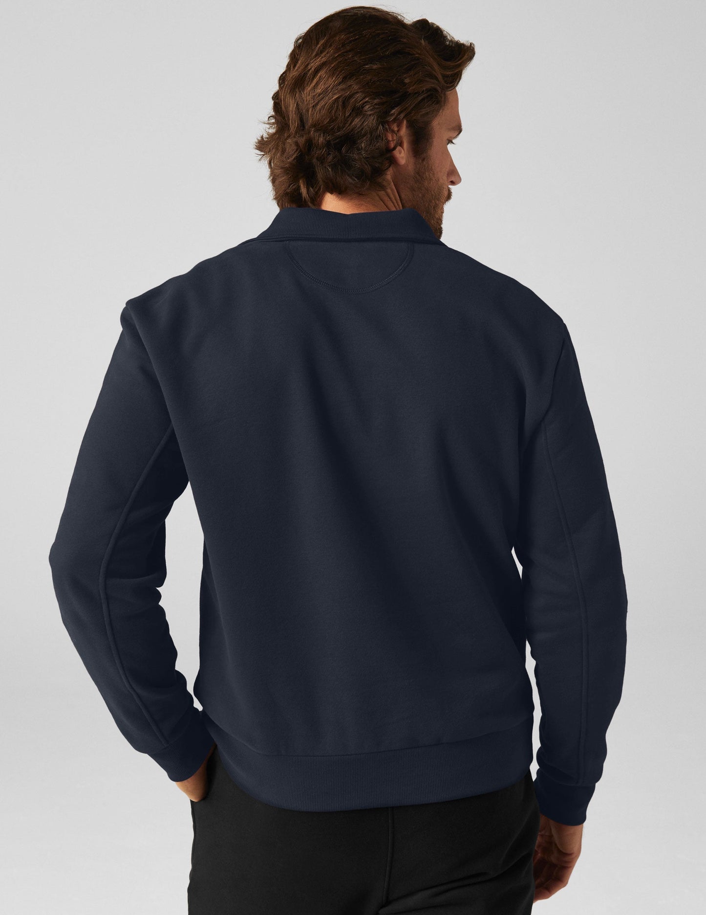 Men's Quarter Zip Fleece Pullover: Warm, Stylish, Hidden Pocket, Versatile Comfort