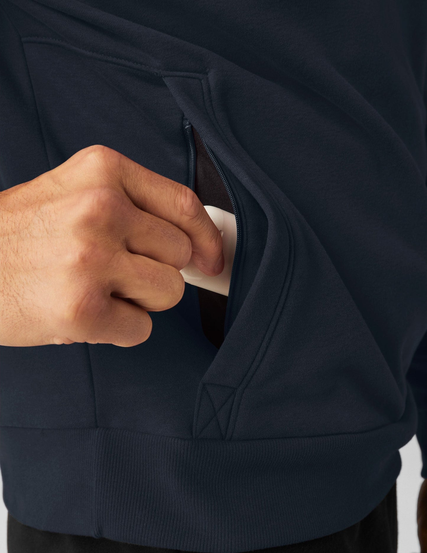 Men's Quarter Zip Fleece Pullover: Warm, Stylish, Hidden Pocket, Versatile Comfort