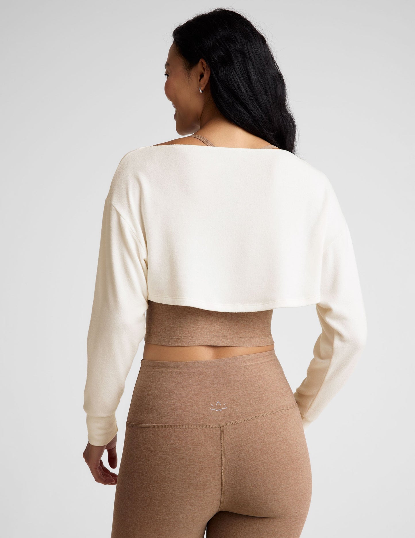 Luxurious Convertible Shrug: Soft Knit Lounger, Open-Front Long Sleeve Cardigan