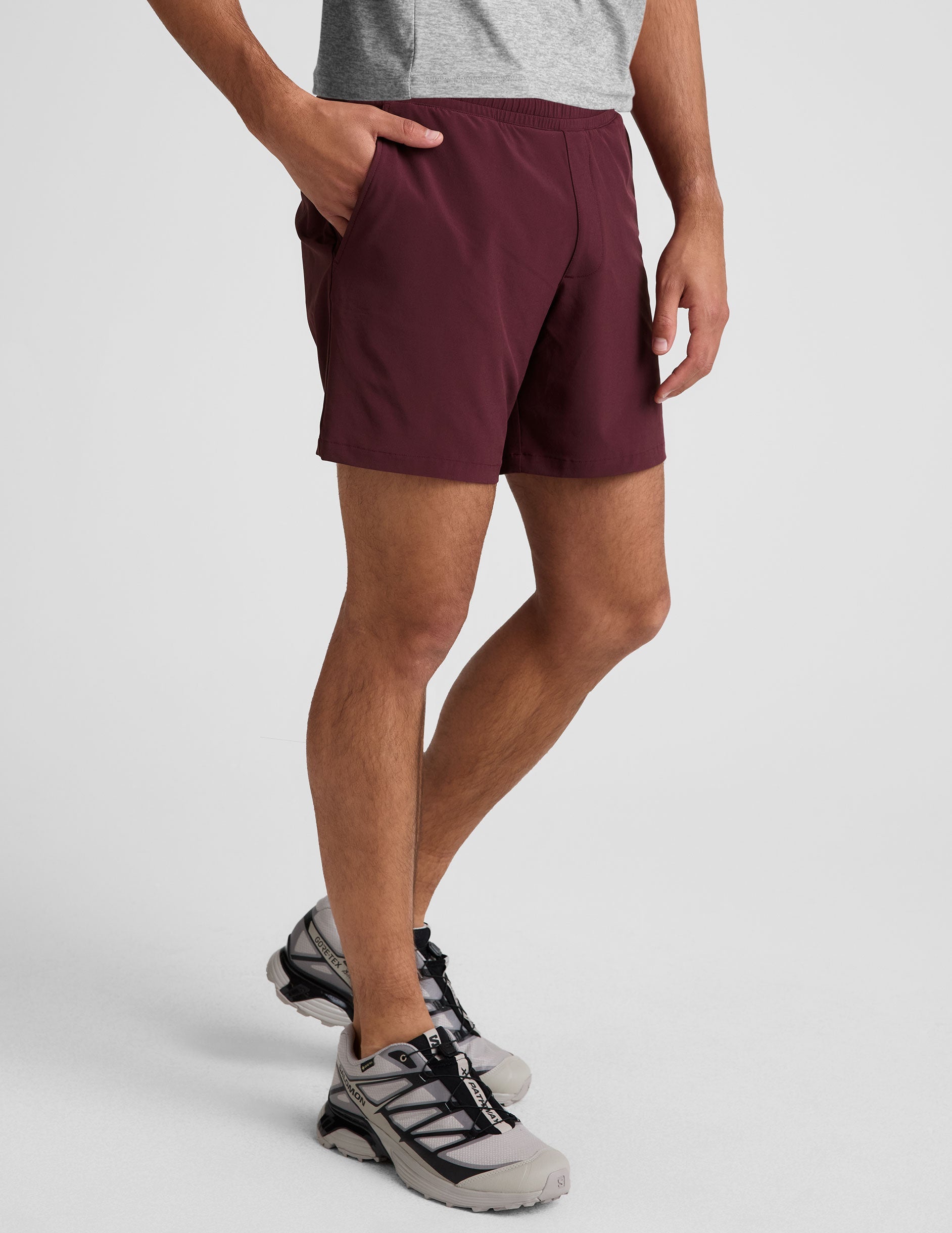 Men's Lightweight Lined Running Shorts, 7-Inch Inseam, Moisture-Wicking Fabric