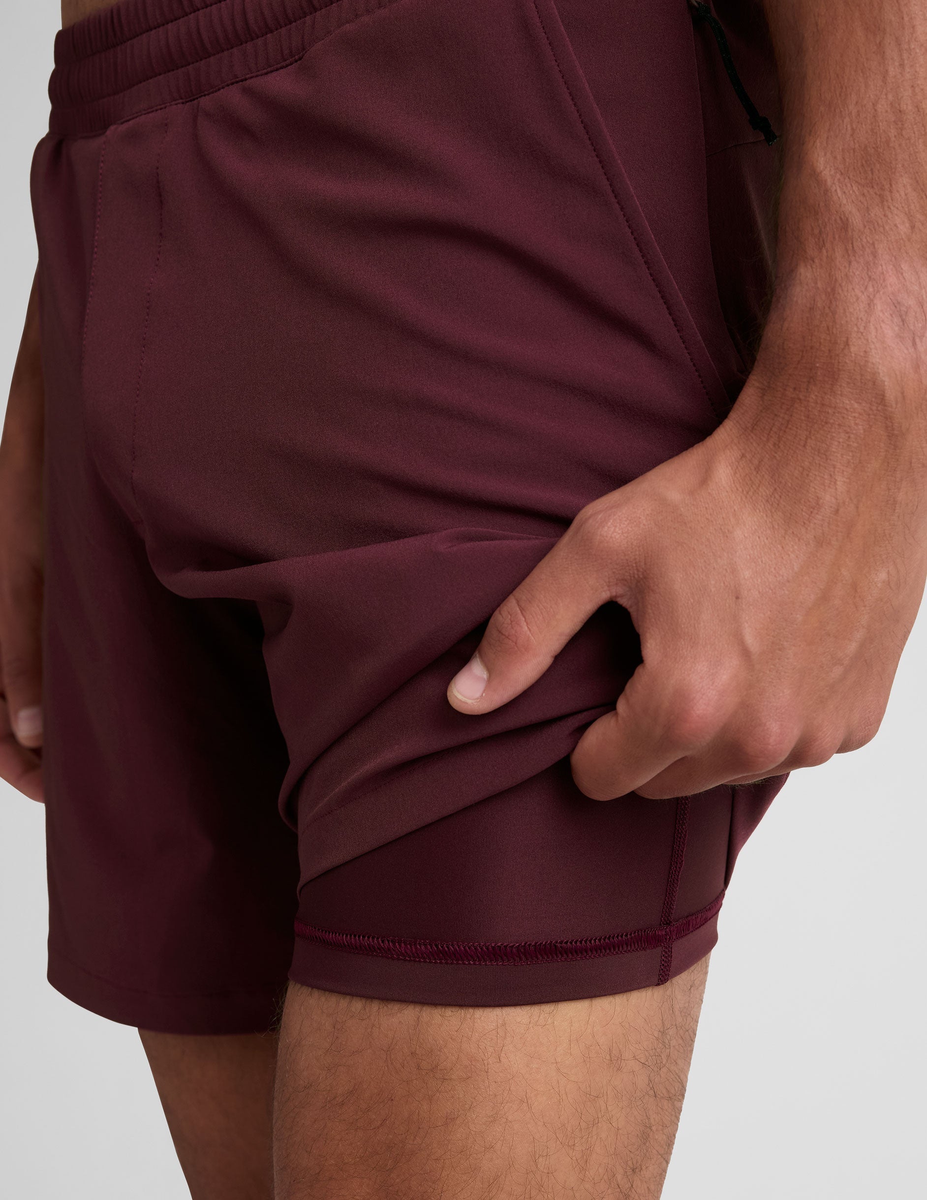 Men's Lightweight Lined Running Shorts, 7-Inch Inseam, Moisture-Wicking Fabric