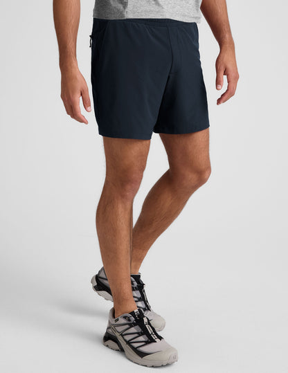 Men's Lightweight Lined Running Shorts: Moisture-Wicking, Secure Pockets, Relaxed 7" Fit