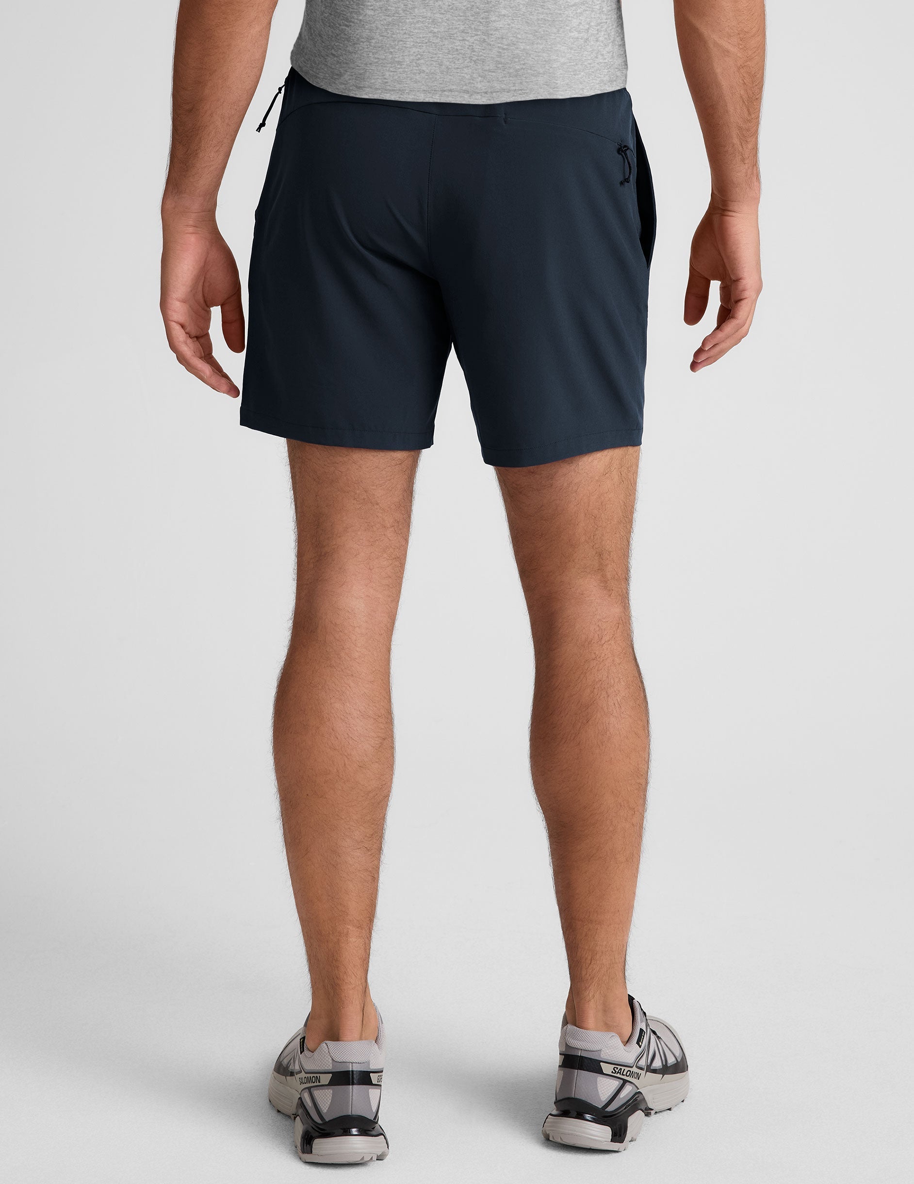 Men's Lightweight Lined Running Shorts: Moisture-Wicking, Secure Pockets, Relaxed 7" Fit