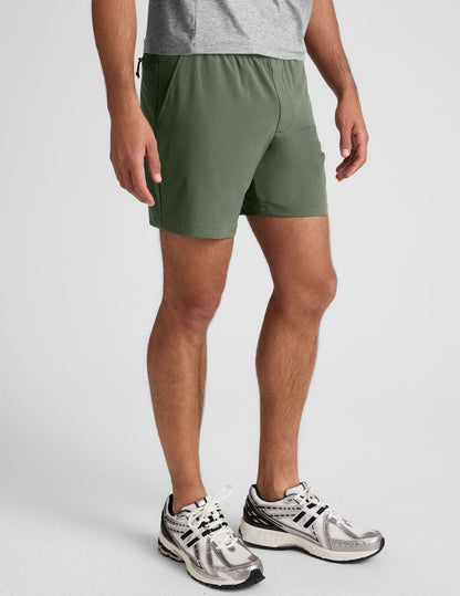 Men's Lightweight Running Shorts: Quick-Dry, Secure Pockets, 7-Inch Inseam
