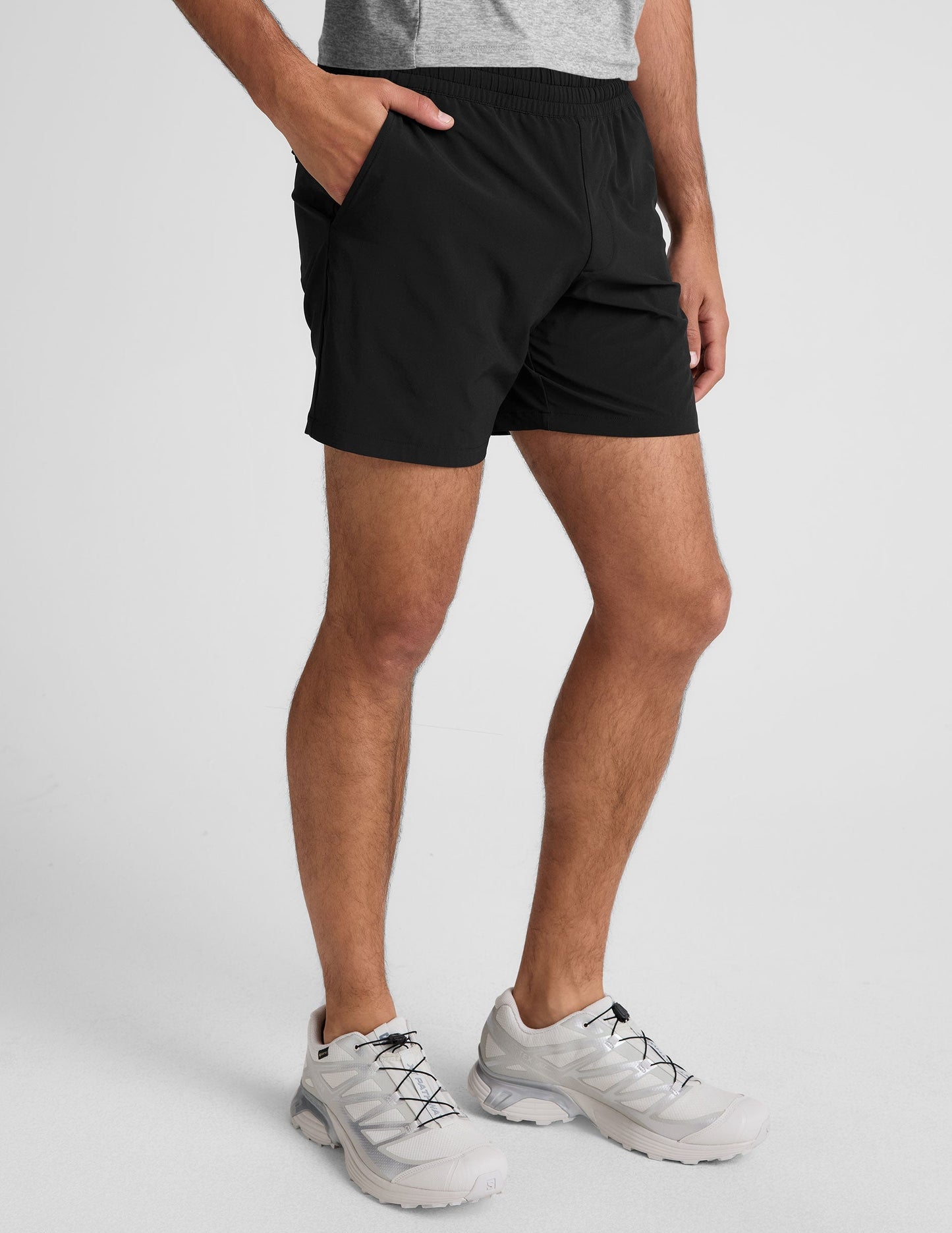 Men's Lightweight Athletic Running Shorts, Moisture-Wicking, Secure Pockets, 7-inch Inseam