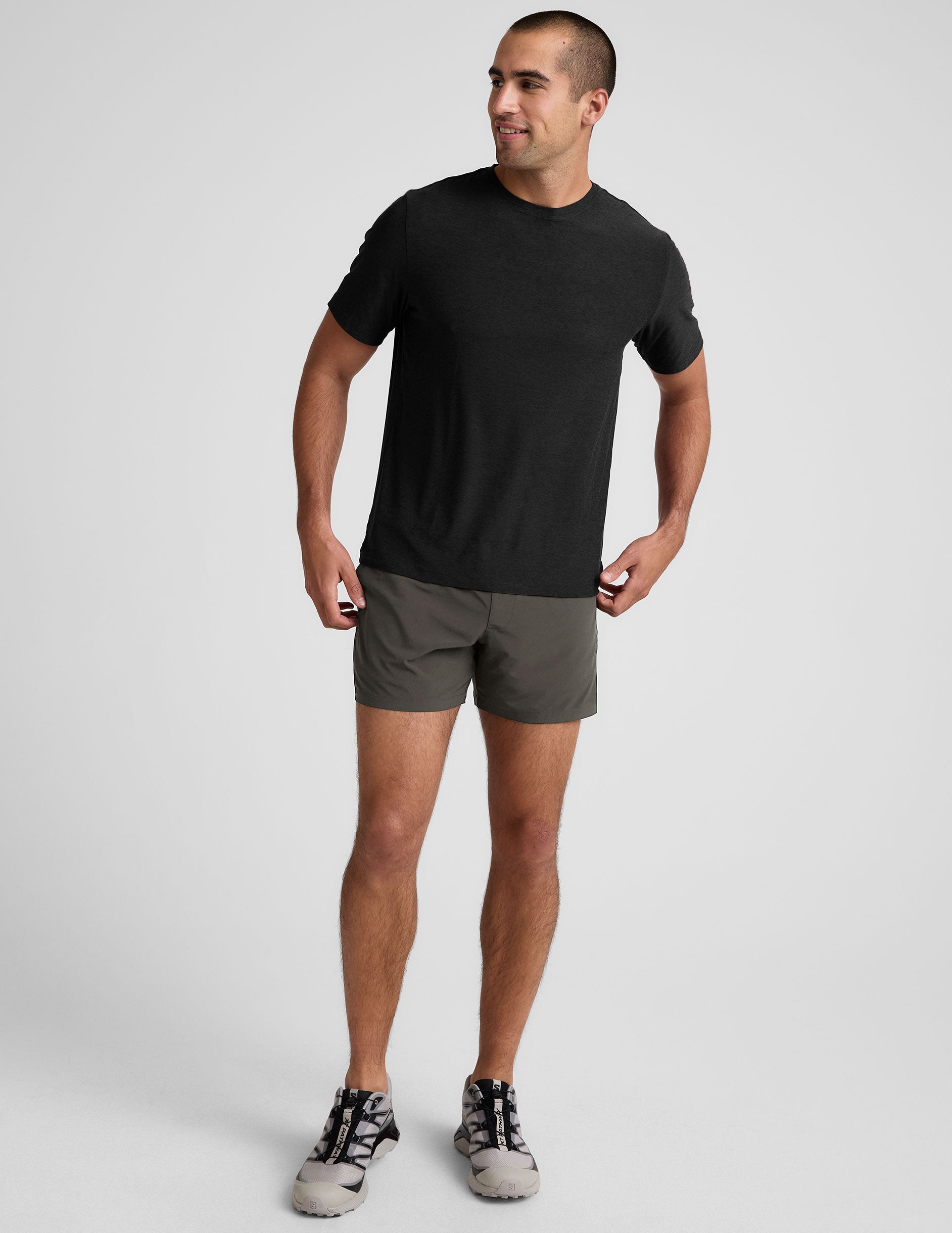 Men's Pivotal 2.0 Graphite Lined 5-Inch Running Shorts with Secure Pockets