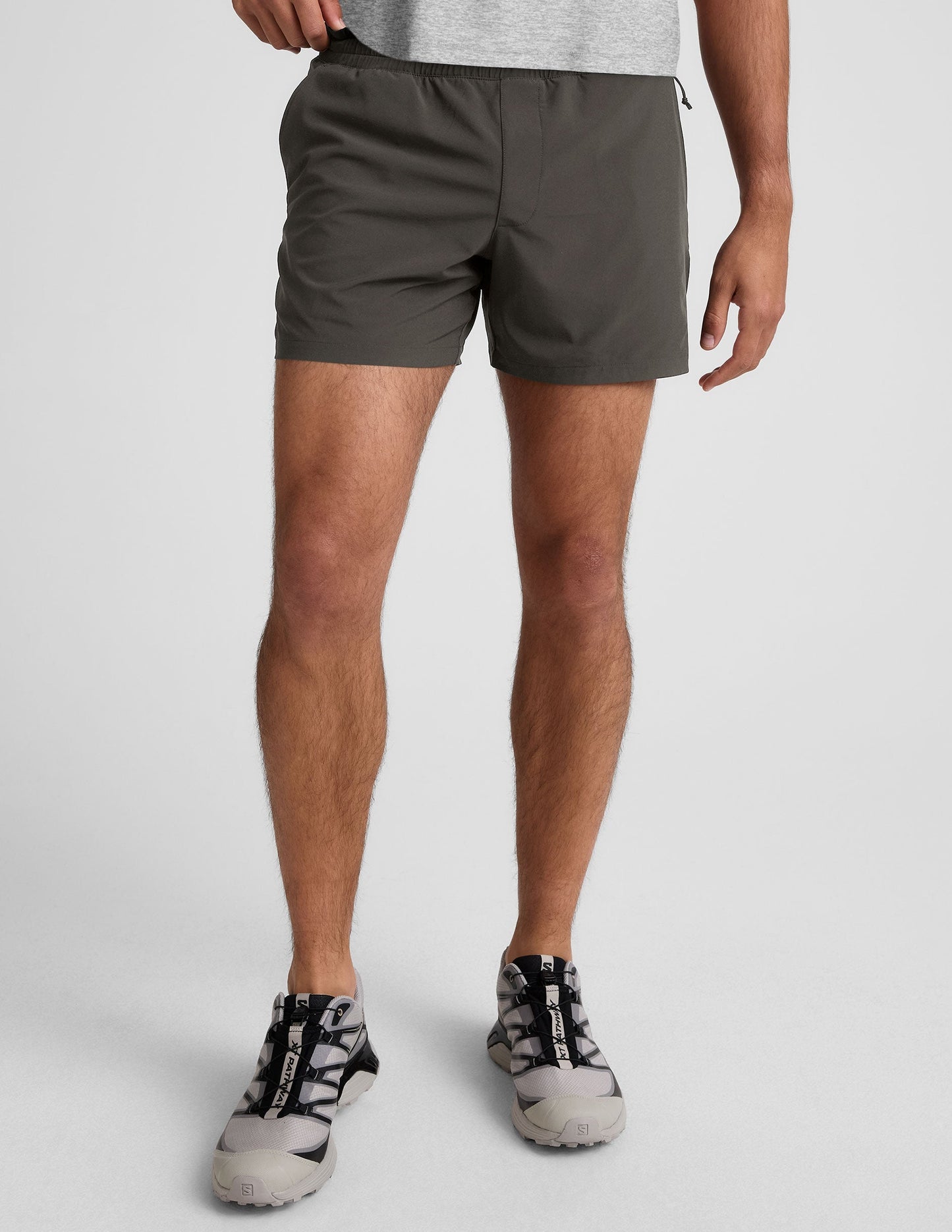 Men's Pivotal 2.0 Graphite Lined 5-Inch Running Shorts with Secure Pockets