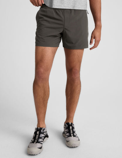 Men's Pivotal 2.0 Graphite Lined 5-Inch Running Shorts with Secure Pockets