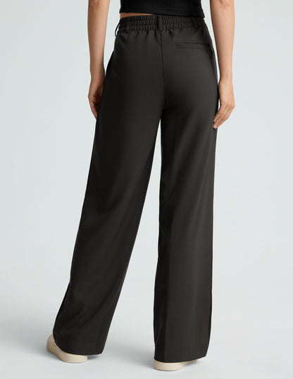 Beyond Yoga Status Wide Leg Trousers - Comfortable JetStretch Fabric Pants
