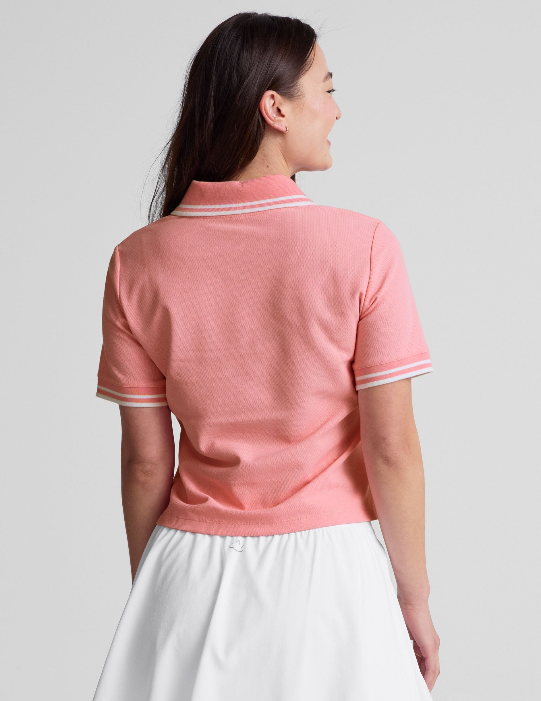 Performance Polo Tee: Moisture-Wicking, Rib Collar, Button Placket, Side Slits