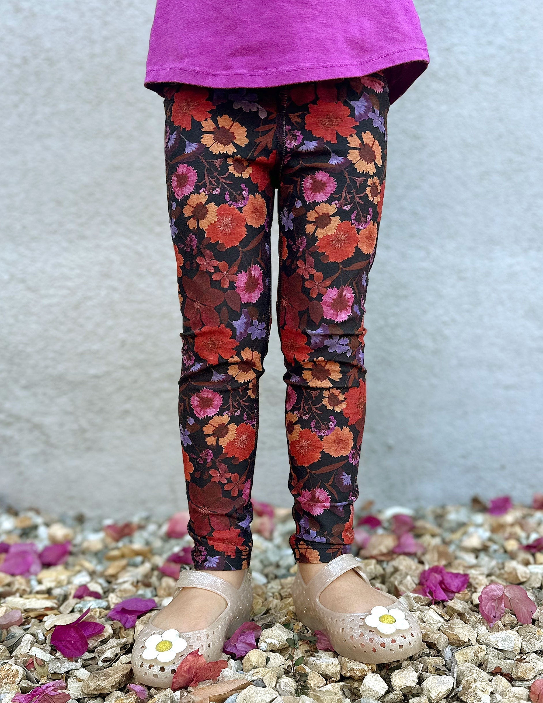 SoftMark Summer Bouquet Toddler Leggings: Buttery Soft, Stretchy, Play-Ready Comfort