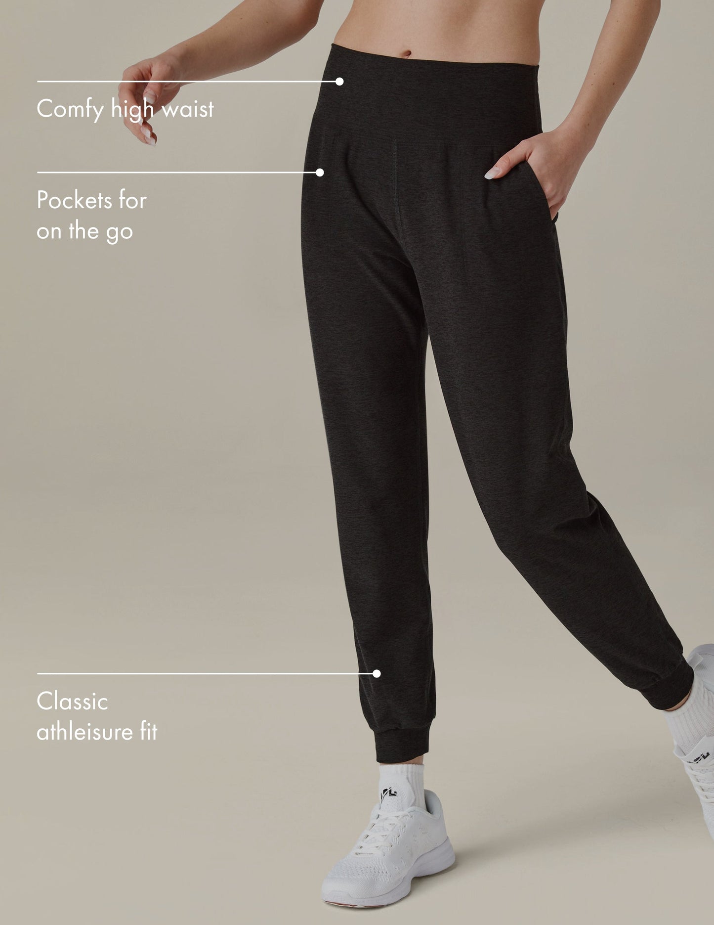 Beyond Yoga Spacedye Midi Jogger: Ultra-Soft Tapered Athleisure Comfort Pants